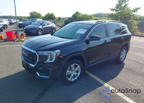 2022 GMC Terrain Awd Sle из США, поврежденный, VIN 3GKALTEV8NL301390
